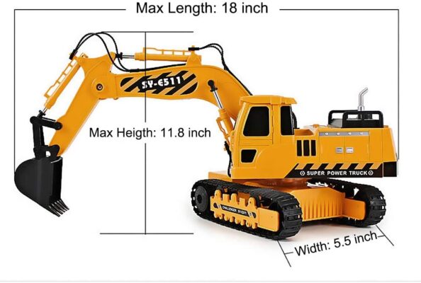 DOUBLE E Remote Control Excavator RC Toy