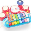 CubicFun 5 in 1 Kids Piano Drum Set Baby Toys