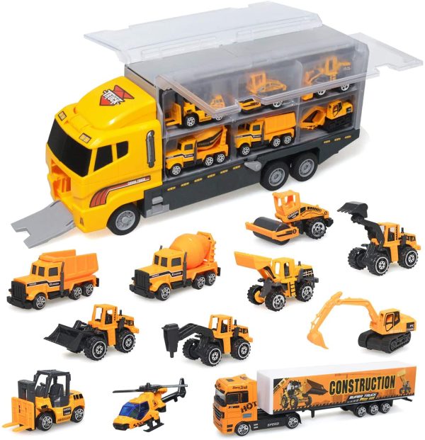 Zoordo Construction Truck Toys Sets