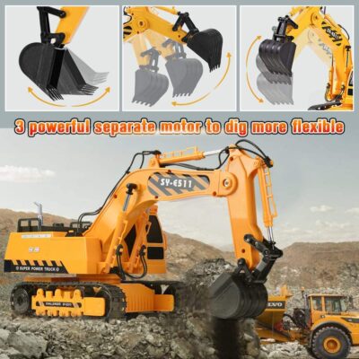 DOUBLE E Remote Control Excavator RC Toy