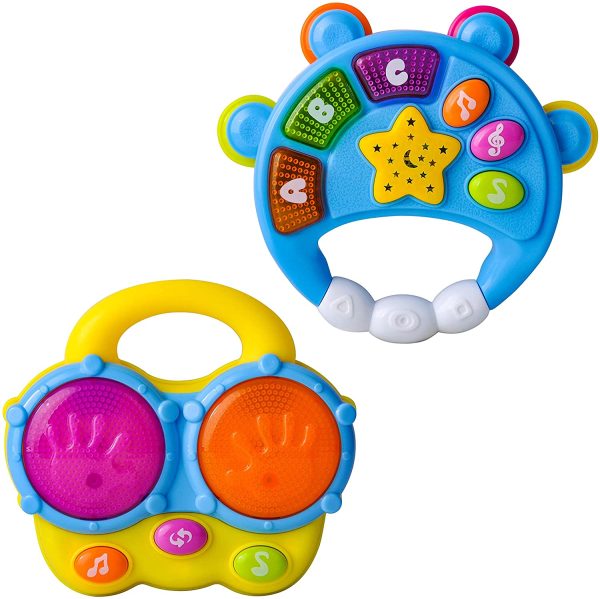 JOYIN 6 PCS Toddler Sensory Educational Musical Instrument Toys