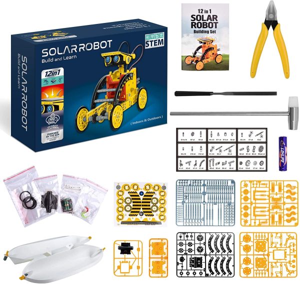 STEM 12 in 1 Education Solar Robot Toys