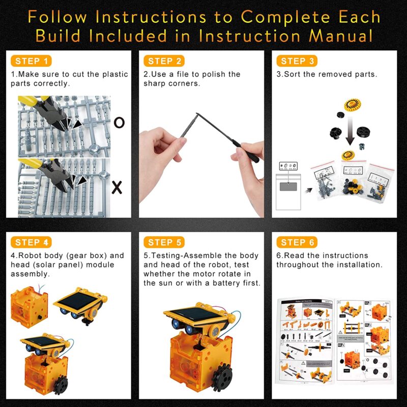 STEM 12 in 1 Education Solar Robot Toys