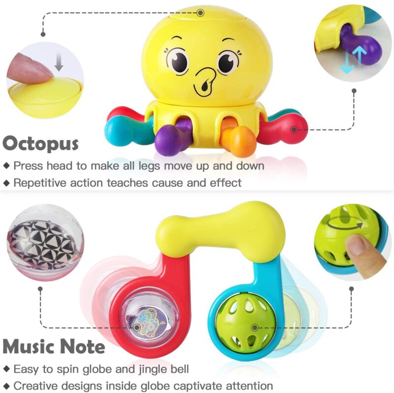 iPlay iLearn 10pcs Baby Rattles