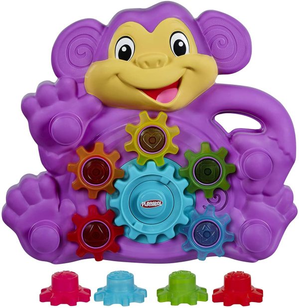 Playskool Stack n Spin Monkey Gears Toy