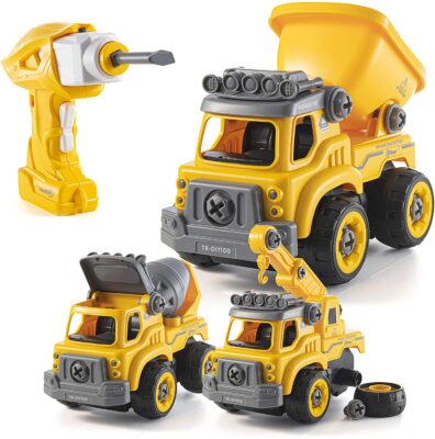 3 in one Construction Truck Toys