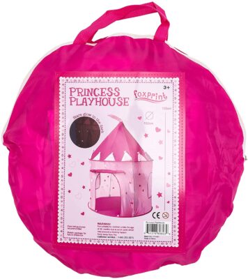 Princess Castle Play Tent With Glow In The Dark Stars