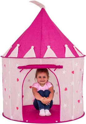 Princess Castle Play Tent With Glow In The Dark Stars