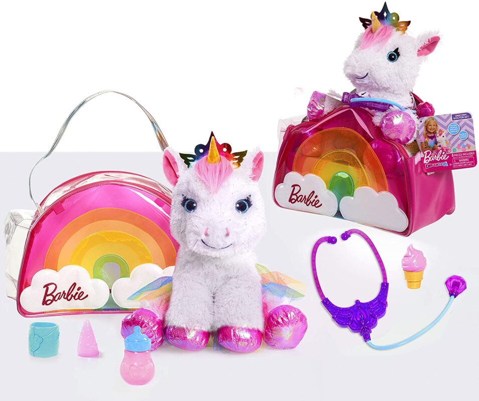 Barbie Dreamtopia 8-Piece Doctor Set with Unicorn Plush