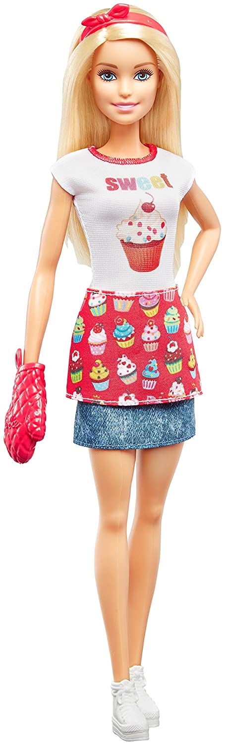 Barbie Doll with Oven & Rising Food