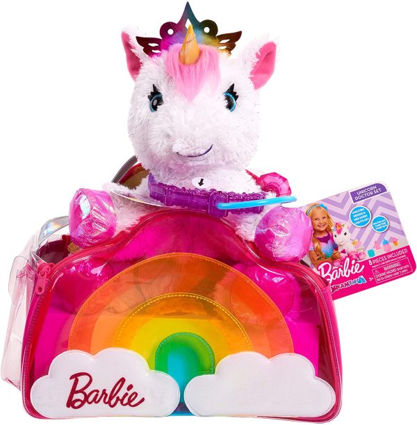 Barbie Dreamtopia 8-Piece Doctor Set with Unicorn Plush