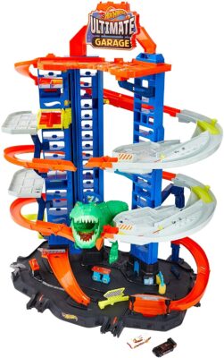 Hot Wheels City Ultimate Garage Track Set with 2 Toy Cars