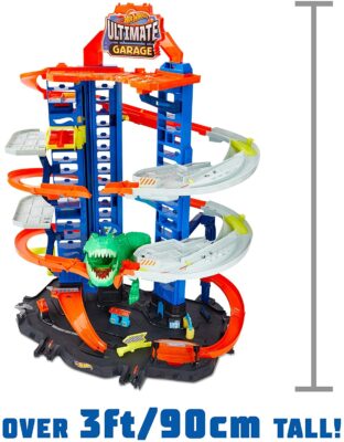 Hot Wheels City Ultimate Garage Track Set with 2 Toy Cars