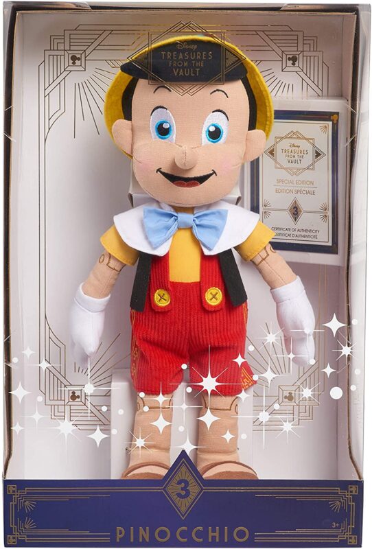 Disney Treasures from The Vault Limited Edition Pinocchio Plush