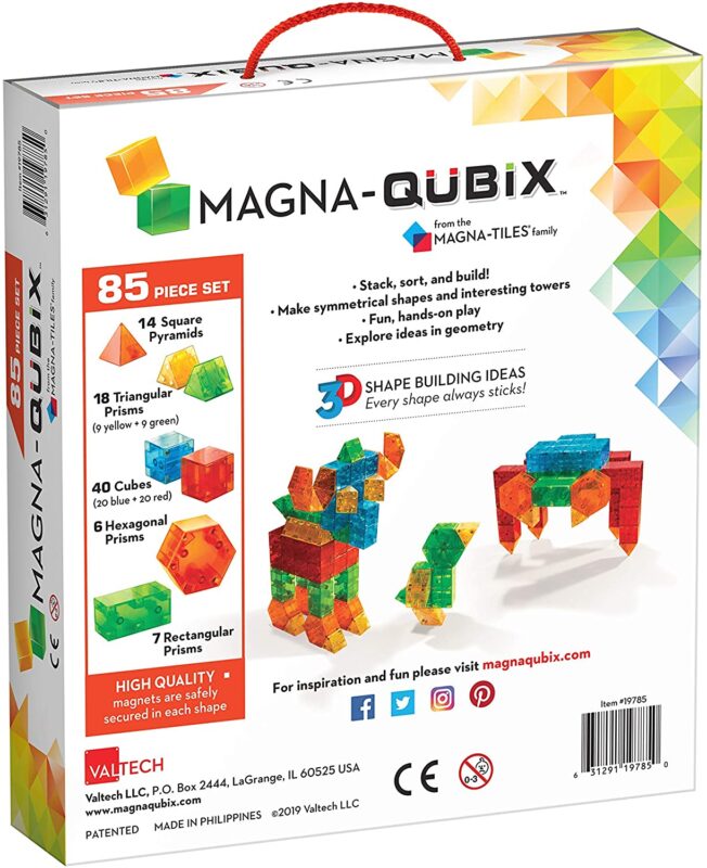 Magna Qubix 85 Piece The Original Magnetic Building Blocks