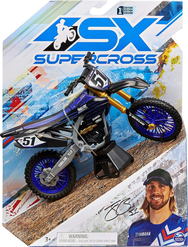 Supercross Authentic Justin Barcia 1:10 Scale Die-Cast Motorcycle
