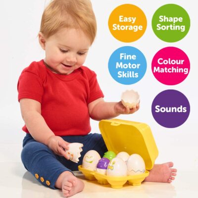 TOMY Toomies Hide & Squeak Eggs