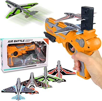 Bubble Catapult Plane Toy Airplane