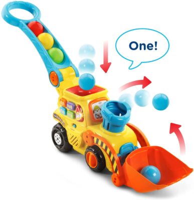 VTech Pop-a-Balls Push & Pop Bulldozer