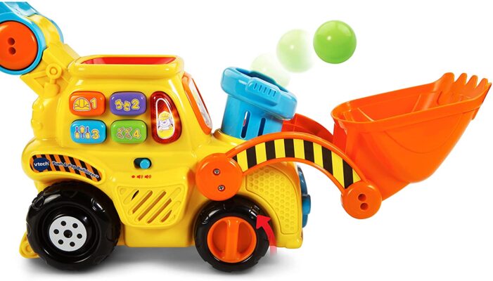 VTech Pop-a-Balls Push & Pop Bulldozer