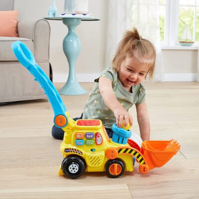 VTech Pop-a-Balls Push & Pop Bulldozer