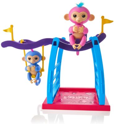 WowWee Swing Playground with 2 Fingerlings Baby Monkey