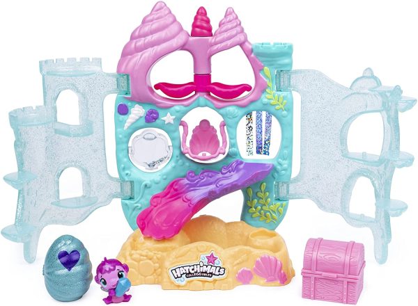 Hatchimals CollEGGtibles Coral Castle Fold Open Playset