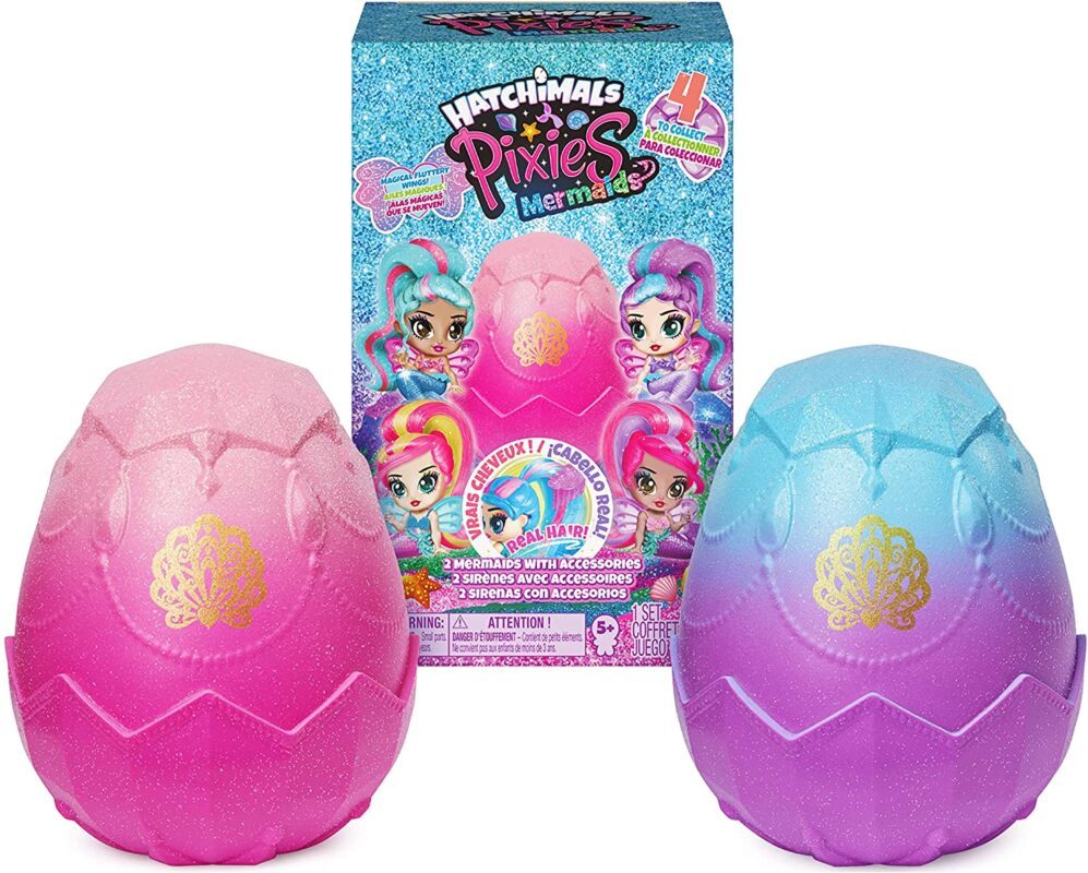 Hatchimals Pixies, Mermaids 2-Pack Collectible Dolls