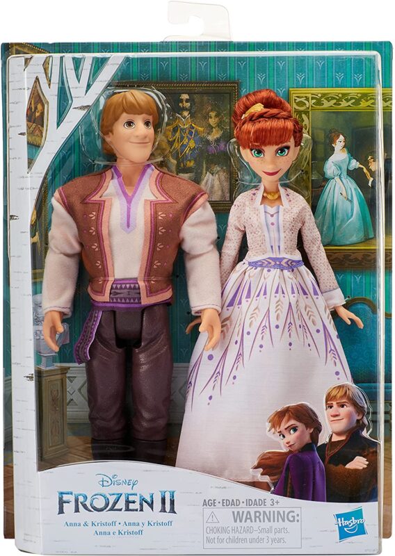 Disney Frozen Anna & Kristoff Fashion Dolls 2 Pack