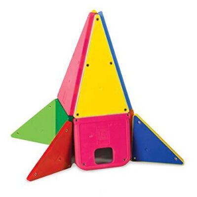 Magna Tiles 48 Piece Solid Colors Deluxe Set