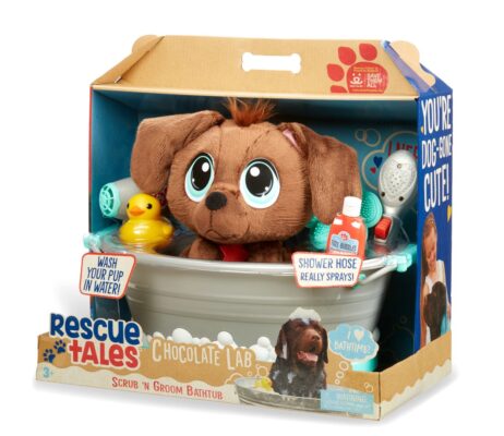 Little Tikes Rescue Tales Scrub 'n Groom Bathtub Playset