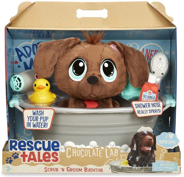 Little Tikes Rescue Tales Scrub 'n Groom Bathtub Playset