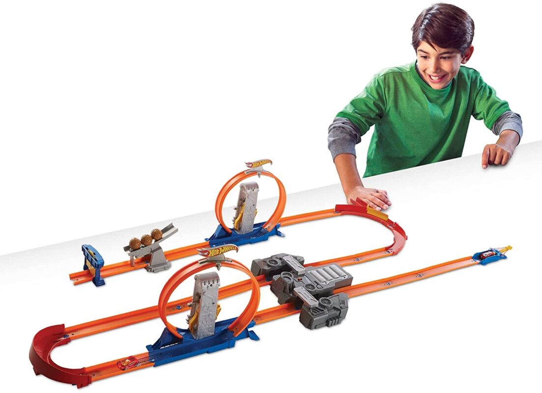 Hot Wheels Track Builder Total Turbo Takeover Track Set