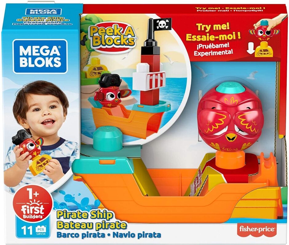 Mega Bloks Peek A Blocks Pirate Ship