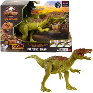 Jurassic World Roar Attack Baryonyx Limbo Camp Cretaceous Dinosaur Figure