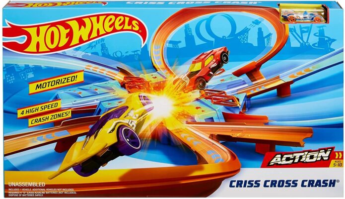 Hot Wheels Criss Cross Crash Track Set