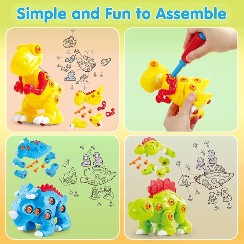 PLAYGO Take Apart Dinosaur Toys for Kids