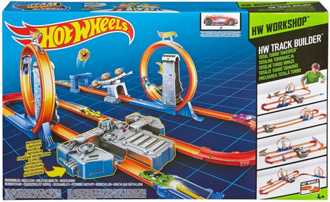 Hot Wheels Track Builder Total Turbo Takeover Track Set