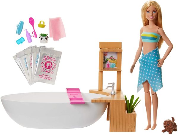 ​Barbie Fizzy Bath Doll & Playset Blonde