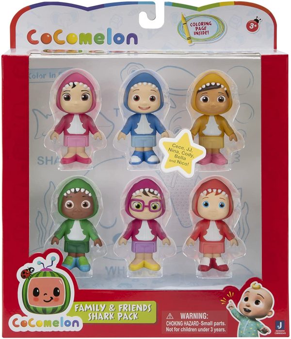CoComelon Family and Friends Shark Theme Pack