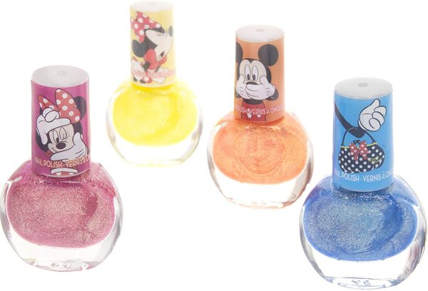 Disney Minnie Mouse Non Toxic Peel Off Nail Polish Set