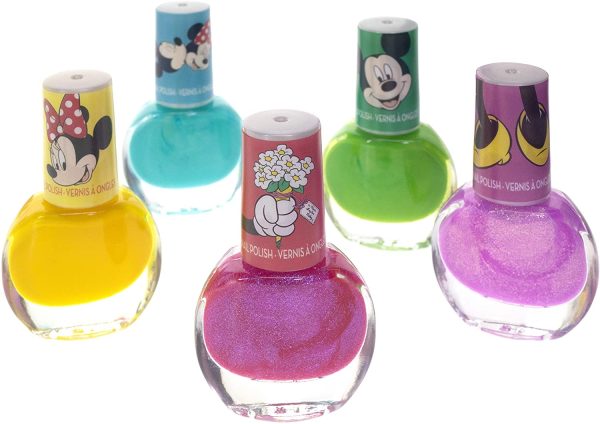 Disney Minnie Mouse Non Toxic Peel Off Nail Polish Set