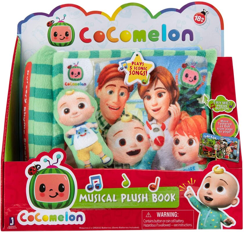 CoComelon Nursery Rhyme Singing Time Plush Book