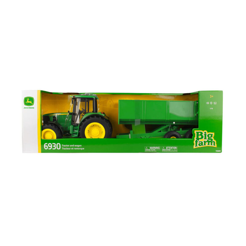 TOMY John Deere Big Farm Tractor with Wagon