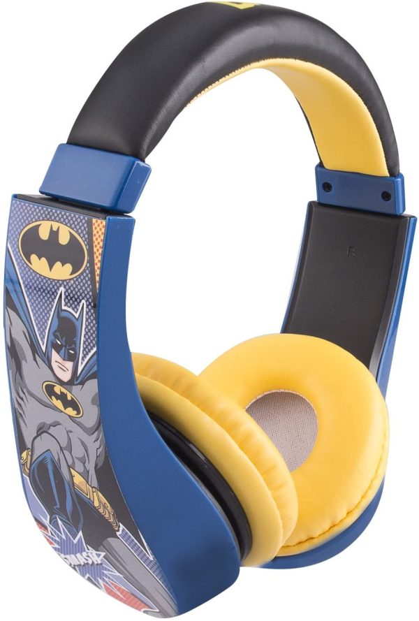 Sakar Kids Safe Over The Ear Batman Headphones