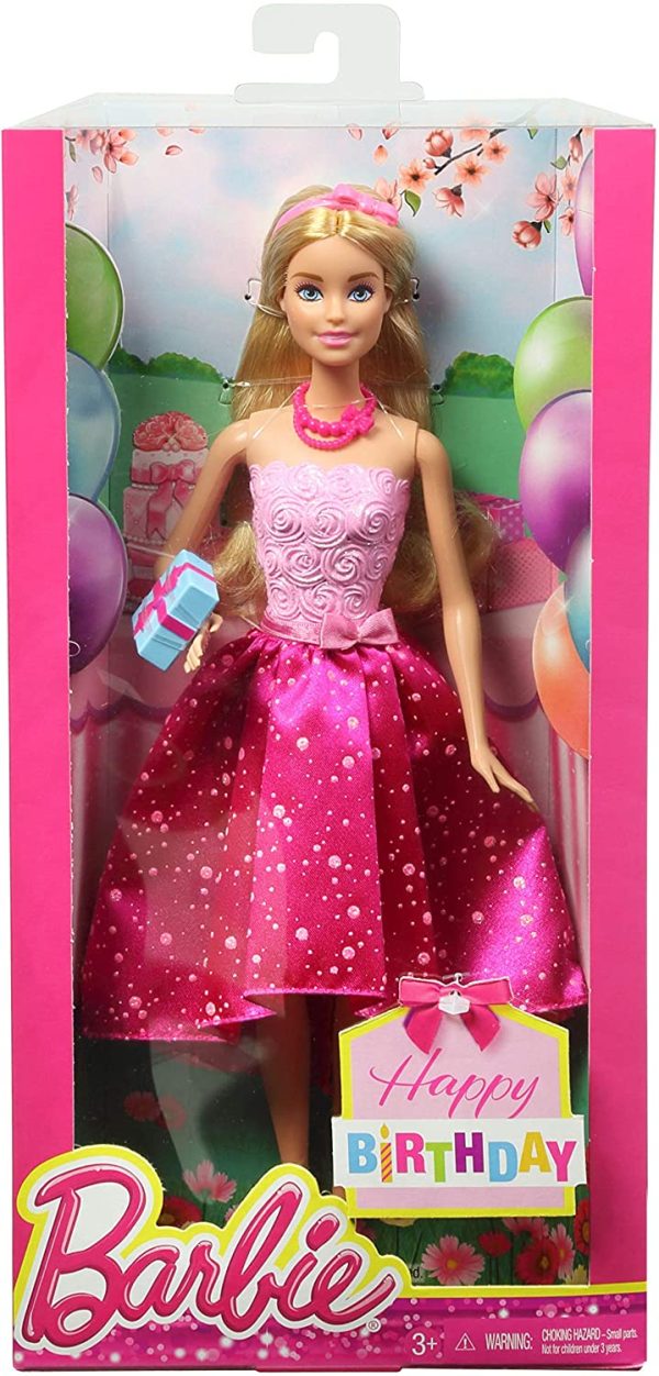 Barbie Happy Birthday Doll Pink