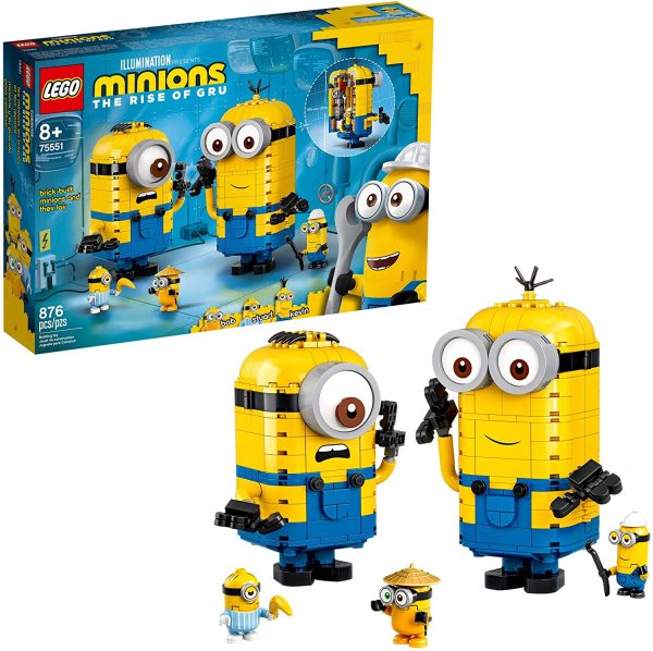 LEGO Minions Brick Built Minions and Their Lair (75551)
