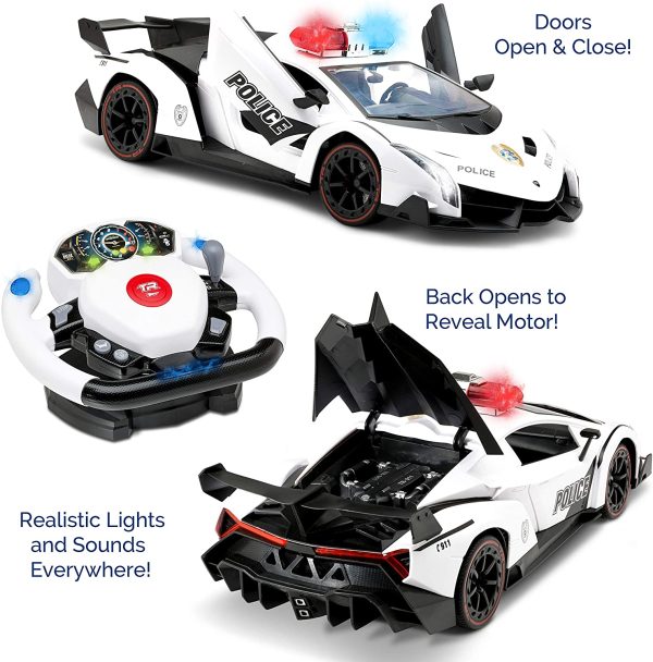 Remote Control Police Car 4D Motion Gravity