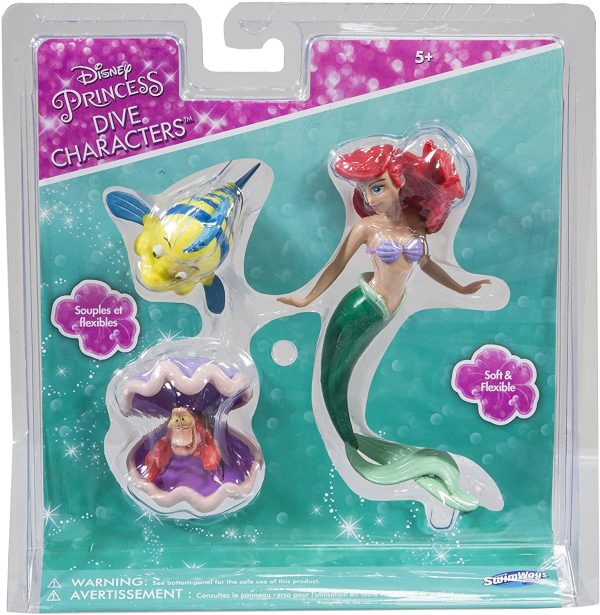 SwimWays Little Mermaid Disney Dive Characters Pool Toy