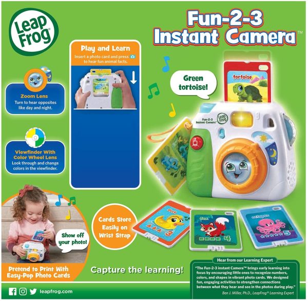 LeapFrog Fun-2-3 Instant Camera, Multicolor